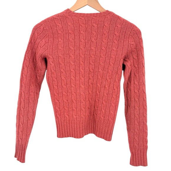 Ralph Lauren Wool Cashmere Cable Knit Pullover Sweater Small - Picture 2 of 4